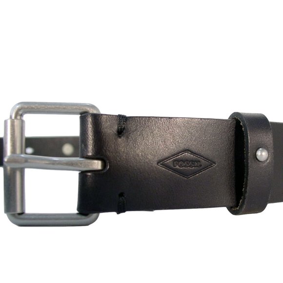 FOSSIL Tri-Color Copper Nickel Brass Stud Leather Hip Belt Women's M (31"-36") - Picture 4 of 5